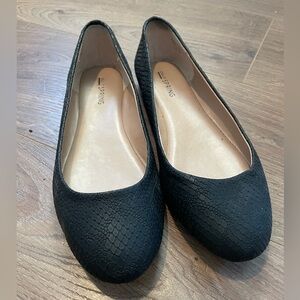 Call It Spring Matte Faux Leather Snake Skin Ballet Flats in US Size 7.5